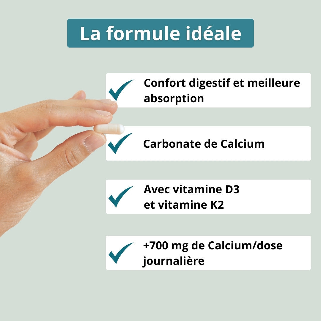 Calcium + Vitamine D3 et K2